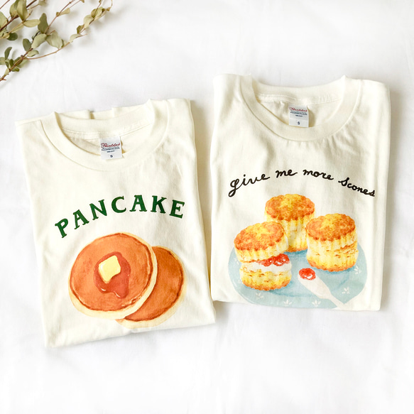 【７月下旬発送】スコーンTシャツ（クリーム）｜小麦シリーズ 6枚目の画像