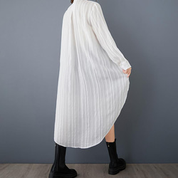 大きいサイズ イレギュラー　トップス　レディース 春夏　 新品 長袖　変形 3枚目の画像