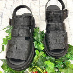 【&#39;25夏季新品】炎炎夏日又來襲！收縮包裝牛皮Gurkha涼鞋^^ 第7張的照片
