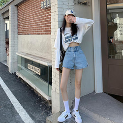 【即納　黒】大きいサイズ レディース デニム　ショートパンツ　新品 4XL 5枚目の画像