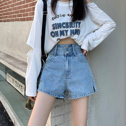 【即納　黒】大きいサイズ レディース デニム　ショートパンツ　新品 4XL 2枚目の画像
