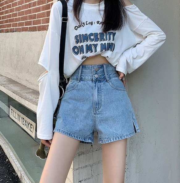 【即納　黒】大きいサイズ レディース デニム　ショートパンツ　新品 4XL 7枚目の画像