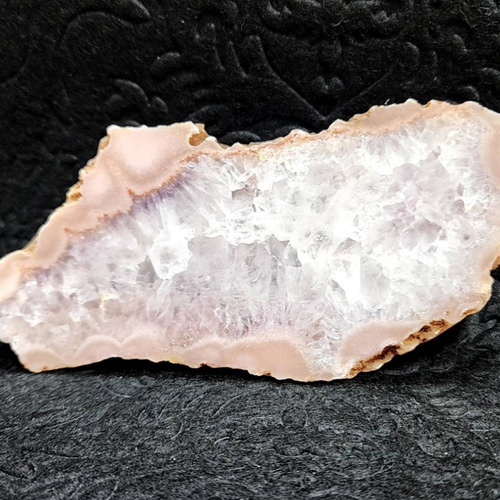 桜メノウと水晶共生スライス◇原石◇《限定一点物》◇天然石◇ その他