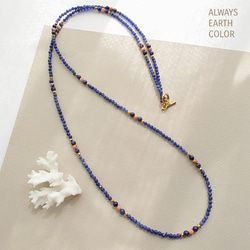 一点物ソーダライトのネックレス R6227 poseidon_trident_sodalite_neck