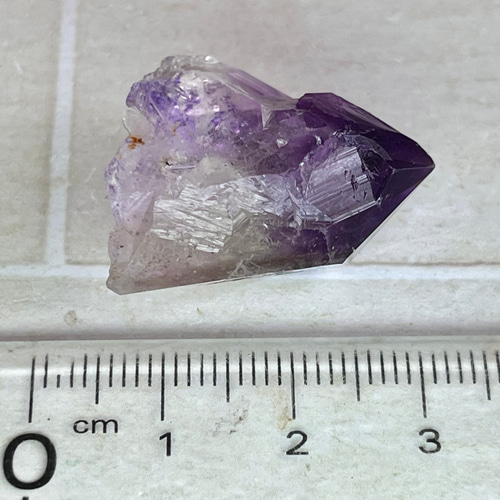 ブラジル・バイーア産 ファントム アメジスト 紫水晶 原石 ポイント