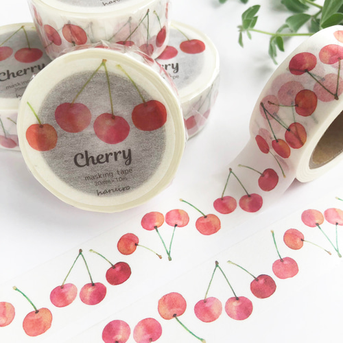 さくらんぼ マスキングテープ（Washi tape） マスキングテープ haruiro