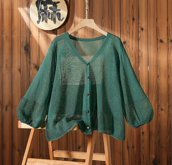 【美品】LOVELESS 夏の冷房対策にも◎オシャレな万能カーディガン！ 夏の冷房対策もオシャレにできる「夏はおり」5選【ここから買えます