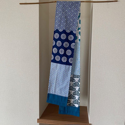 ポジャギ ノバンのチョガッポ ブルー タペストリー・壁掛け Mujige