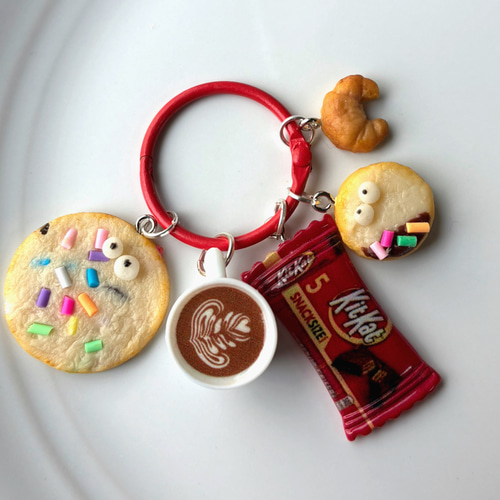 じゃらじゃらキーホルダー アイス くま クッキー 106 じゃらじゃらキーホルダー アイス くま クッキー 106