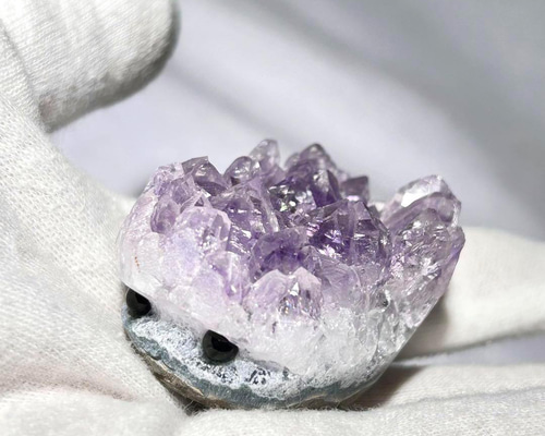 アメジストハートクラスター　天然石　置物　インテリア 楽天市場】アメジスト ハート クラスターの通販