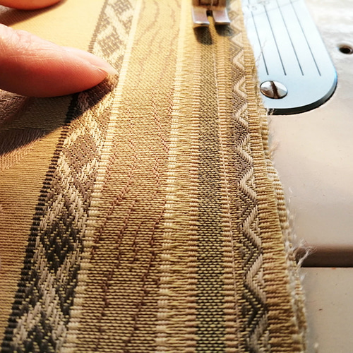 1点もの・デザイン画付き】ハイウエストシャーリング切りっぱなし  