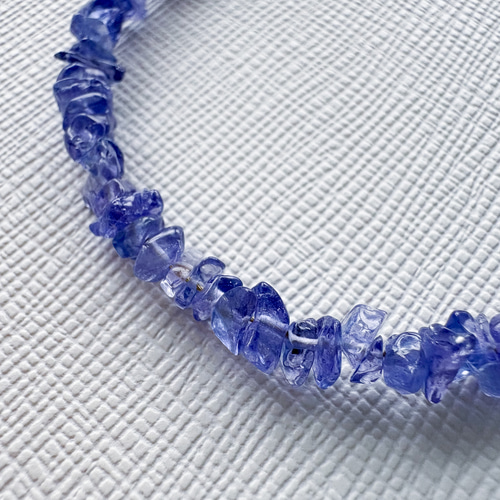 宝石質　タンザナイト　天然石 紫色 ブレスレット tanzanite-b14.jpg