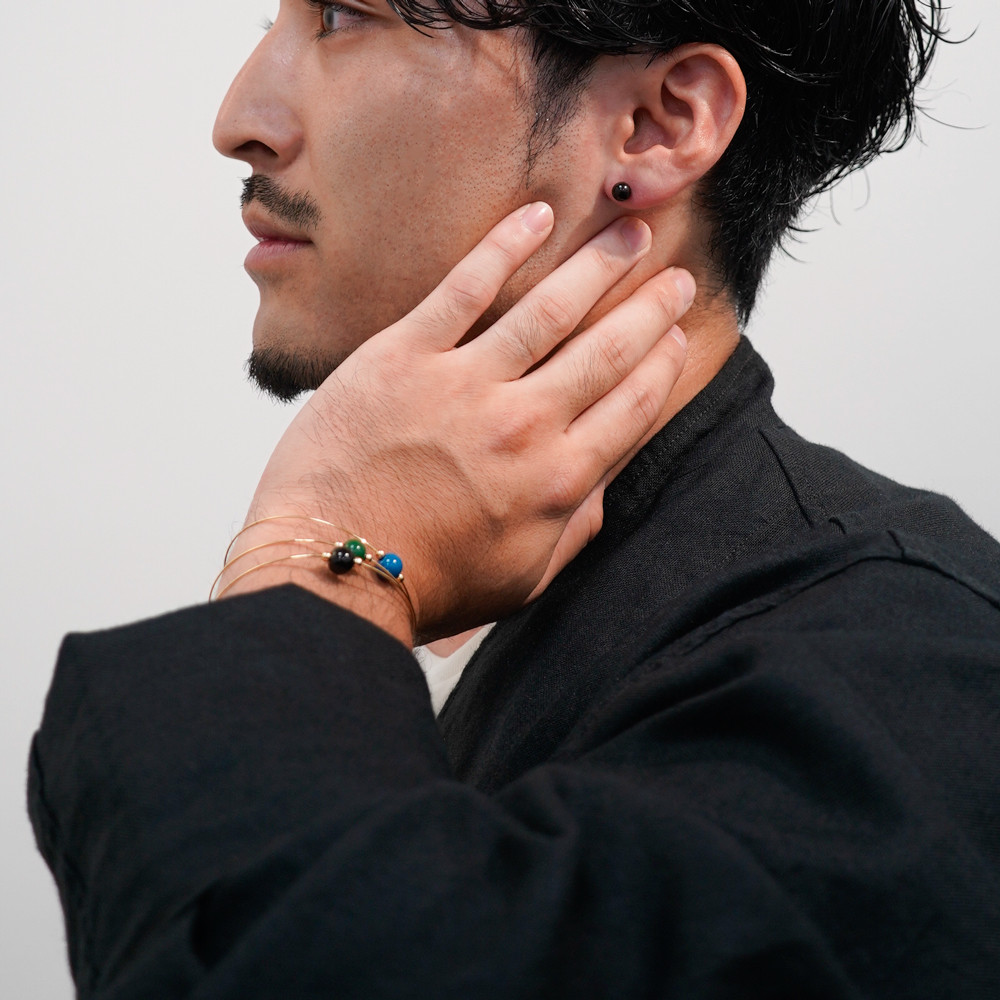 ＊輪島塗職人が作る＊輪島でうまれた うるしのブレスレット：絹 / きぬ