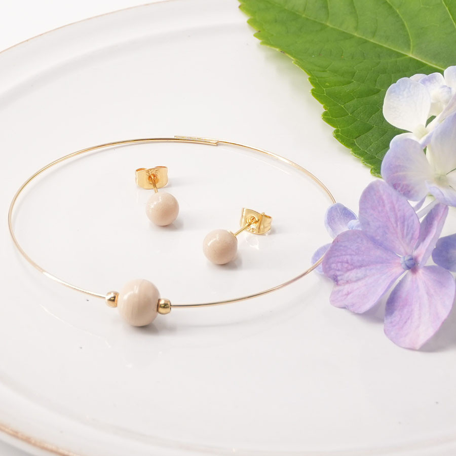 ＊輪島塗職人が作る＊輪島でうまれた うるしのブレスレット：絹 / きぬ