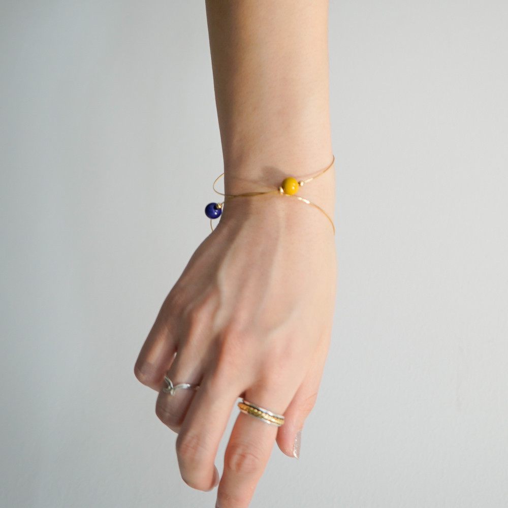 ＊輪島塗職人が作る＊輪島でうまれた うるしのブレスレット：絹 / きぬ