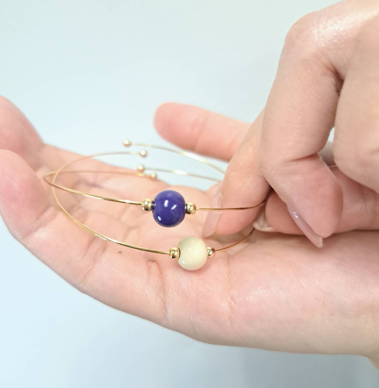 ＊輪島塗職人が作る＊輪島でうまれた うるしのブレスレット：絹 / きぬ