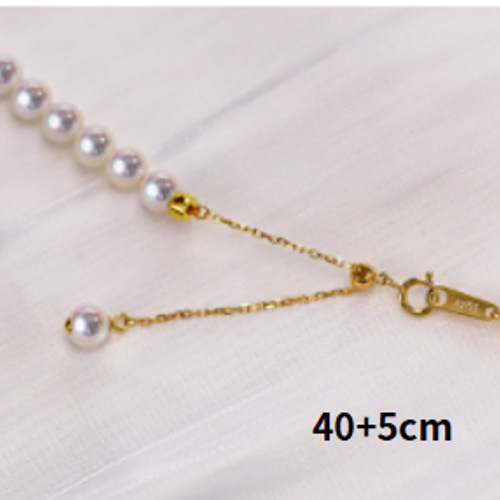 ラコルセア] カイリン 日本製 3-6mm アコヤ真珠 ネックレス