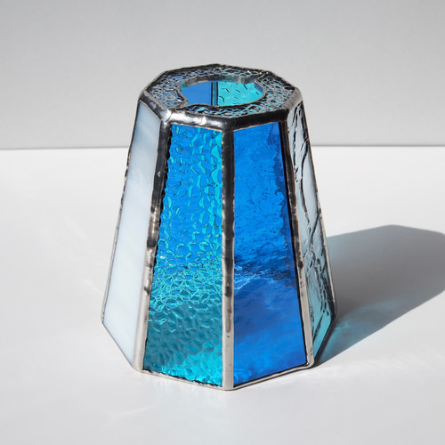 STORNURAGON 青色ガラス 六角形ゴールゼロランタンアクセサリー STORNURAGON 青色ガラス 六角形ゴールゼロランタンアクセサリー