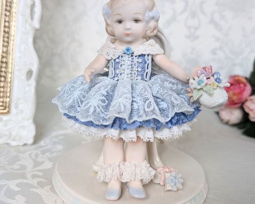 ポーセレン レースドール【 ナンシーちゃん 】 磁器 人形 発表会