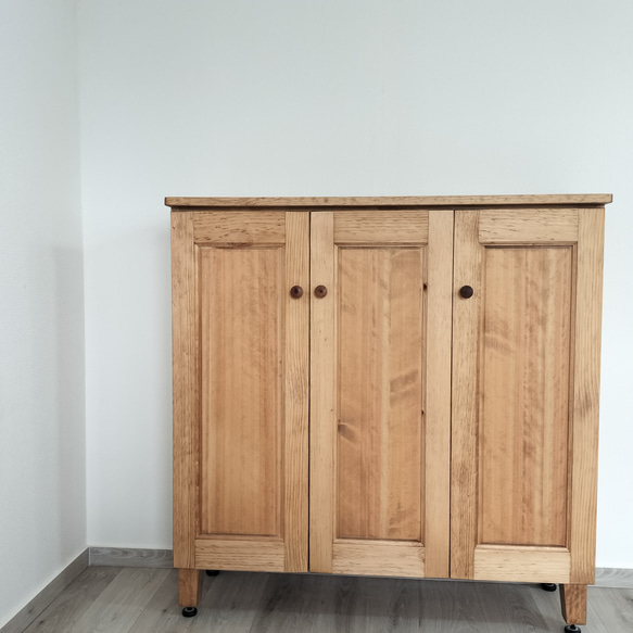 ♫３door cabinet キャビネット 下駄箱 1枚目の画像