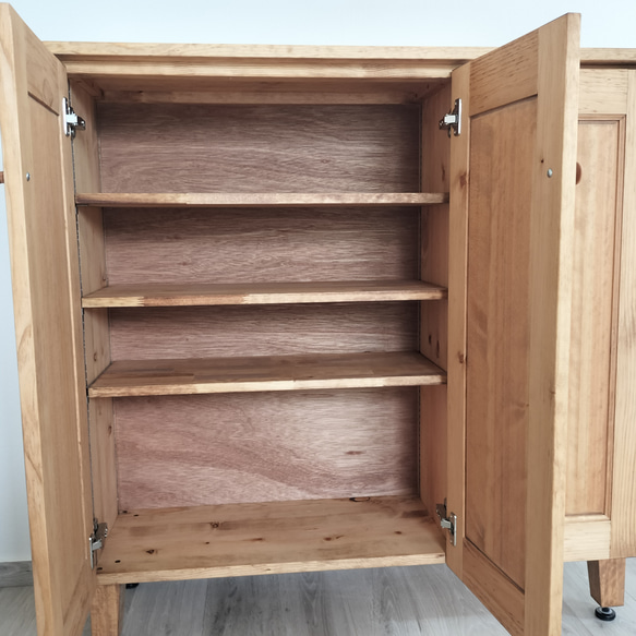 ♫３door cabinet キャビネット 下駄箱 7枚目の画像