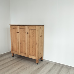 ♫３door cabinet キャビネット 下駄箱 2枚目の画像