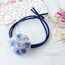リリィ様お取り置き　1/5まで　ウサギ　レジンヘアゴム　雪うさぎ　てまり　桜 レジン＊うさぎちゃん«大 » フラワー ヘアゴム⟡.·*. - メルカリ