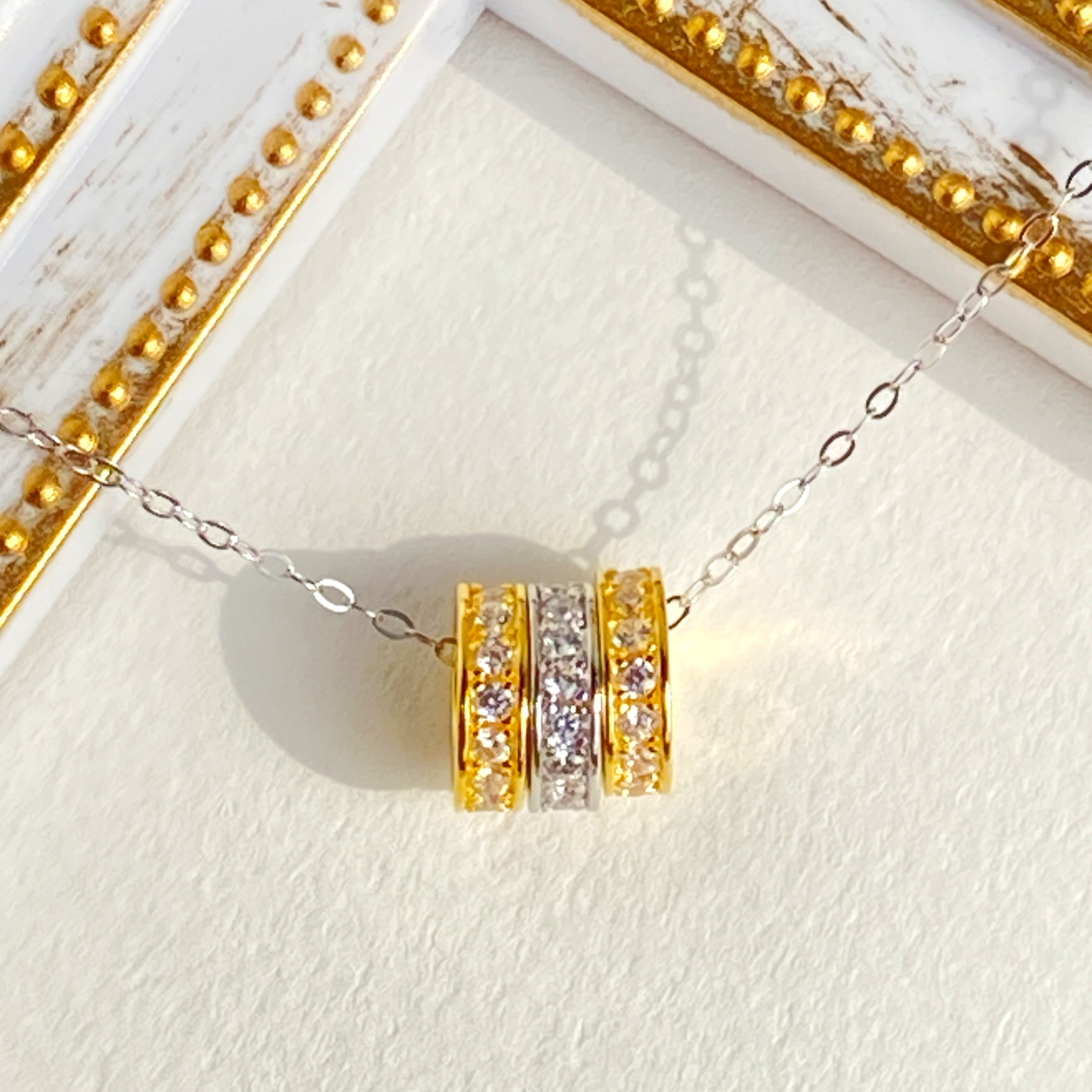 SILVER925★長さ調節可能★ペンダント★金属アレルギー対応★スライドアジャスター