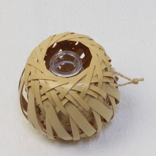 竹 花籠 「 白竹 掛置花籠「野々」 箱無し 」OYA-5 国産 大分県 別府