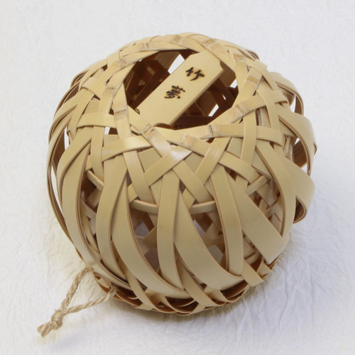 竹 花籠 「 白竹 掛置花籠「野々」 箱無し 」OYA-5 国産 大分県 別府