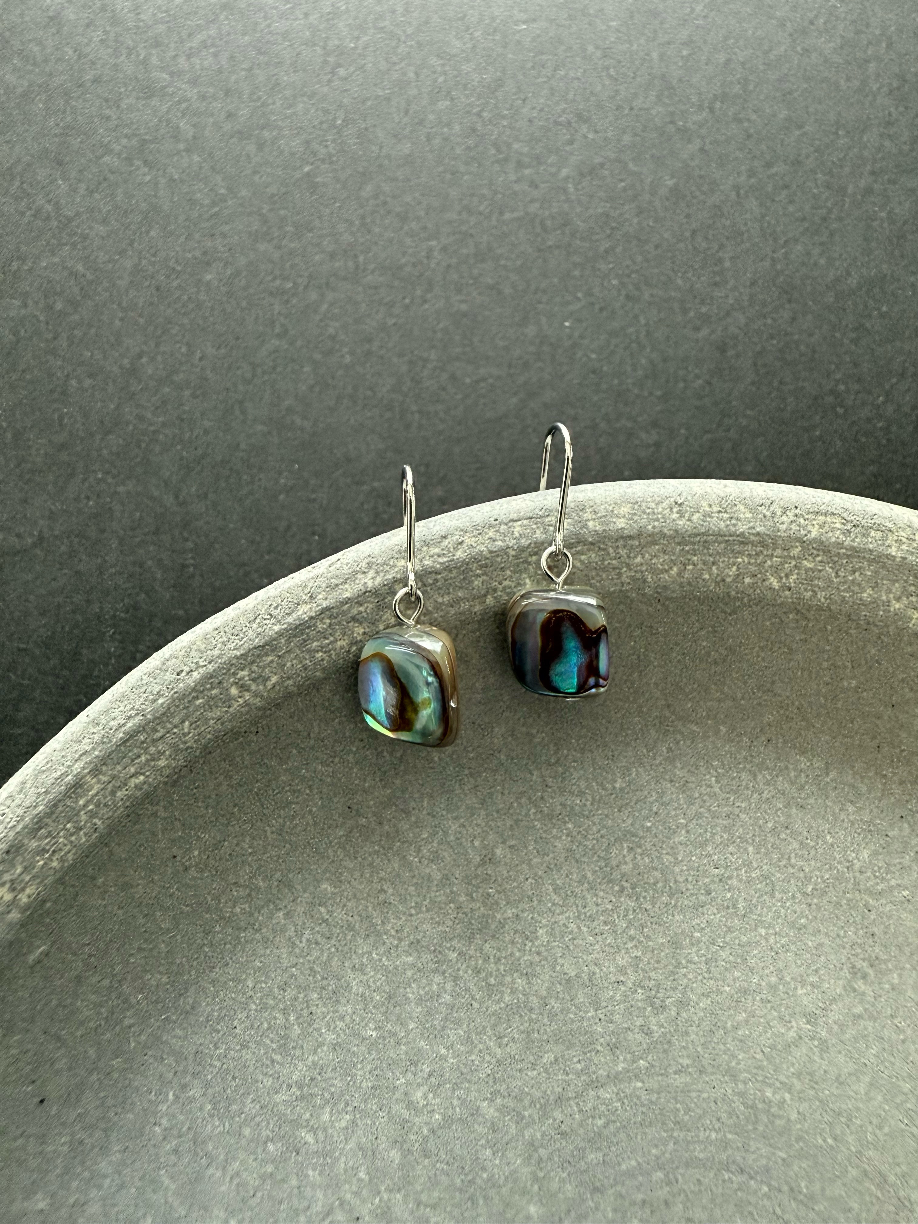 美しいアバロンシェル♚ピアス/ノンホールピアス