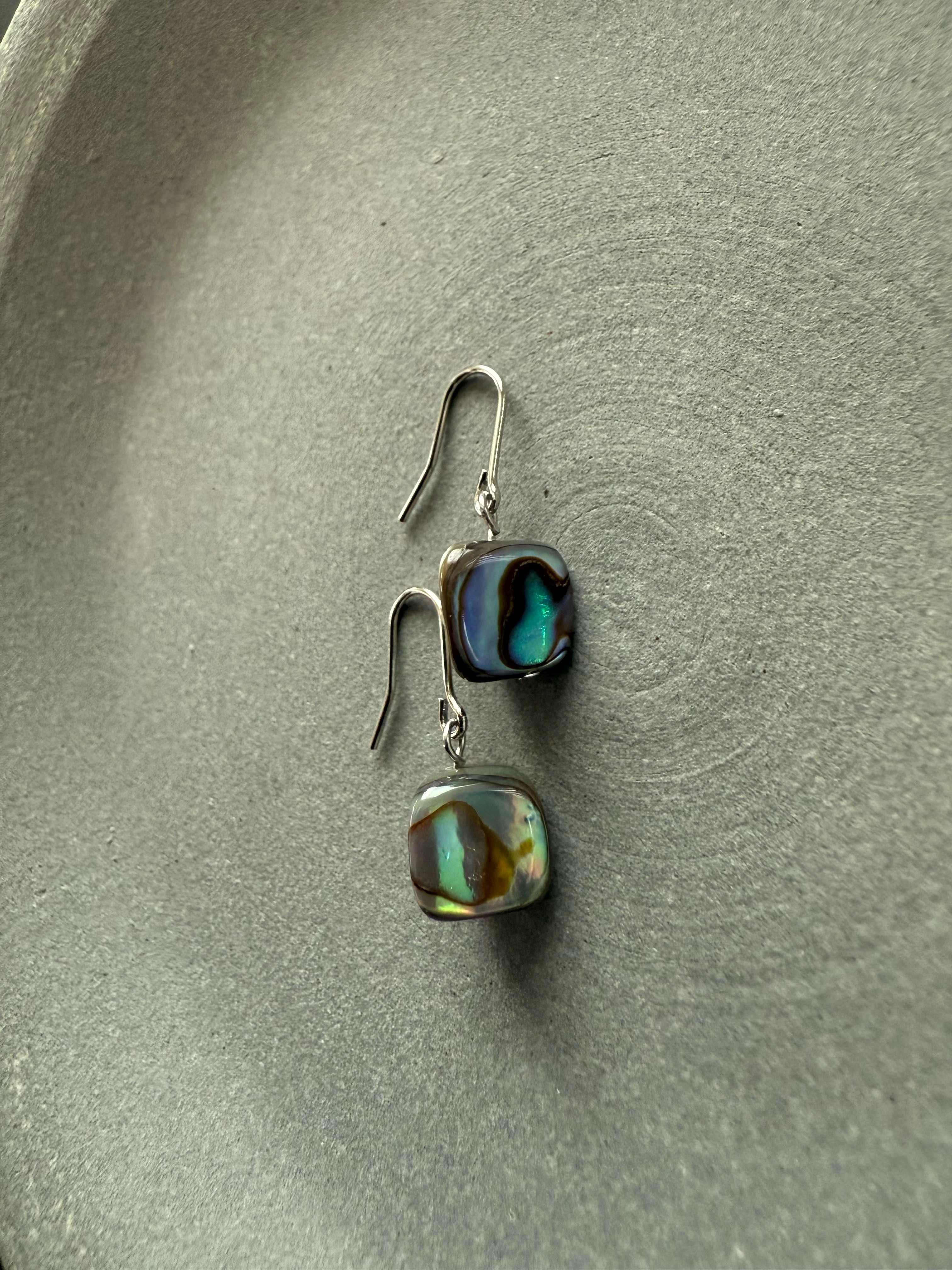 美しいアバロンシェル♚ピアス/ノンホールピアス