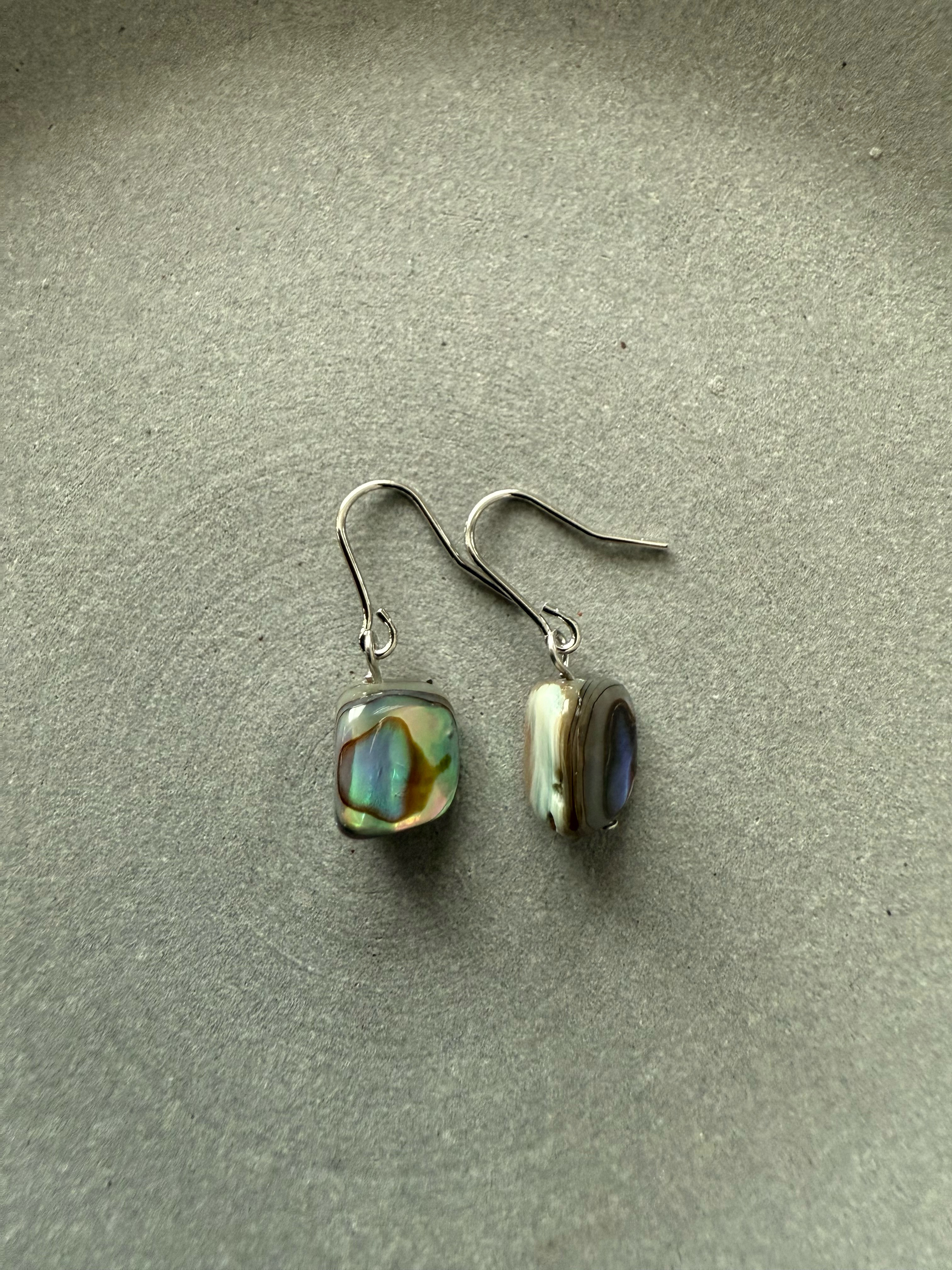 美しいアバロンシェル♚ピアス/ノンホールピアス