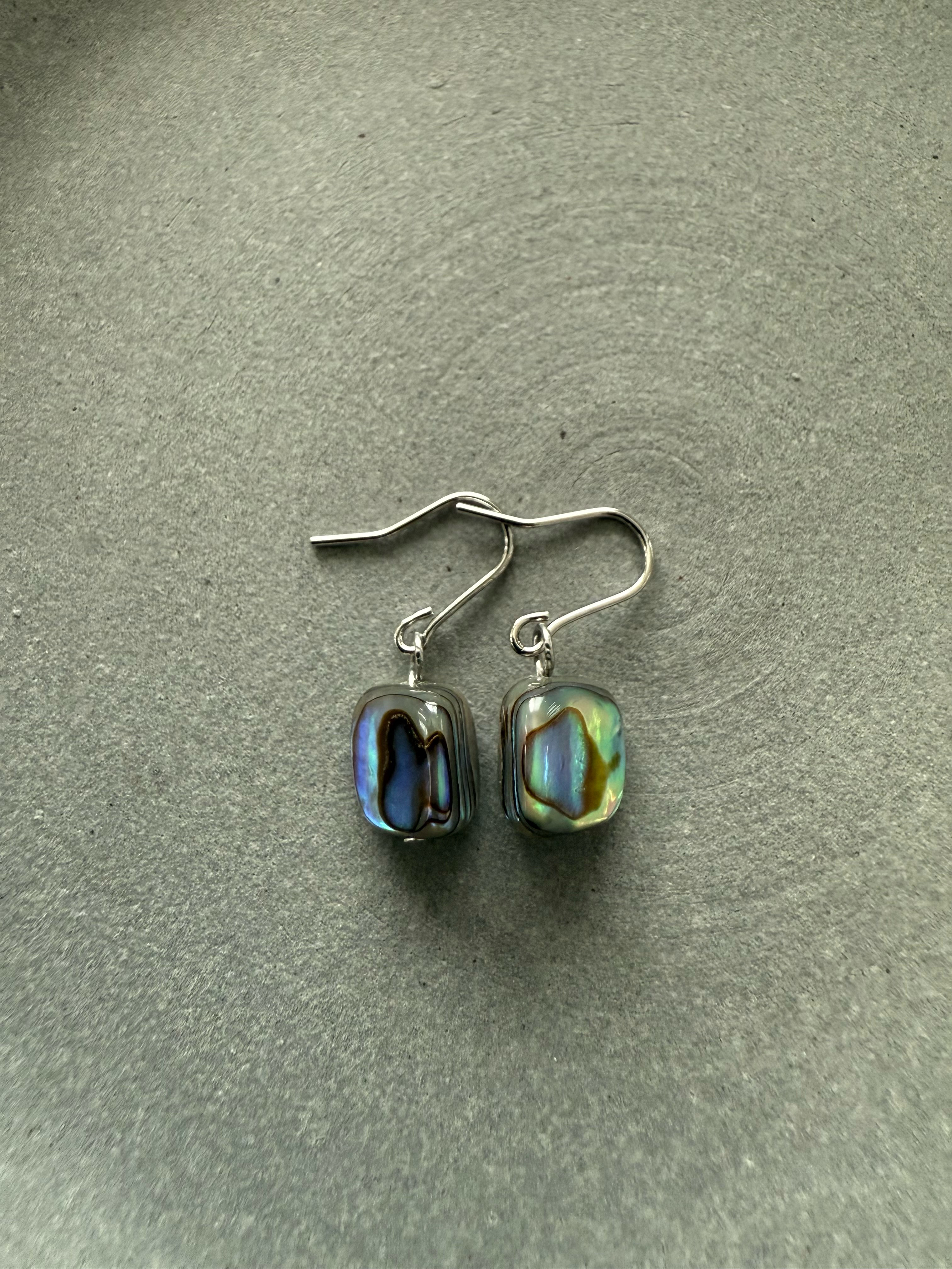 美しいアバロンシェル♚ピアス/ノンホールピアス