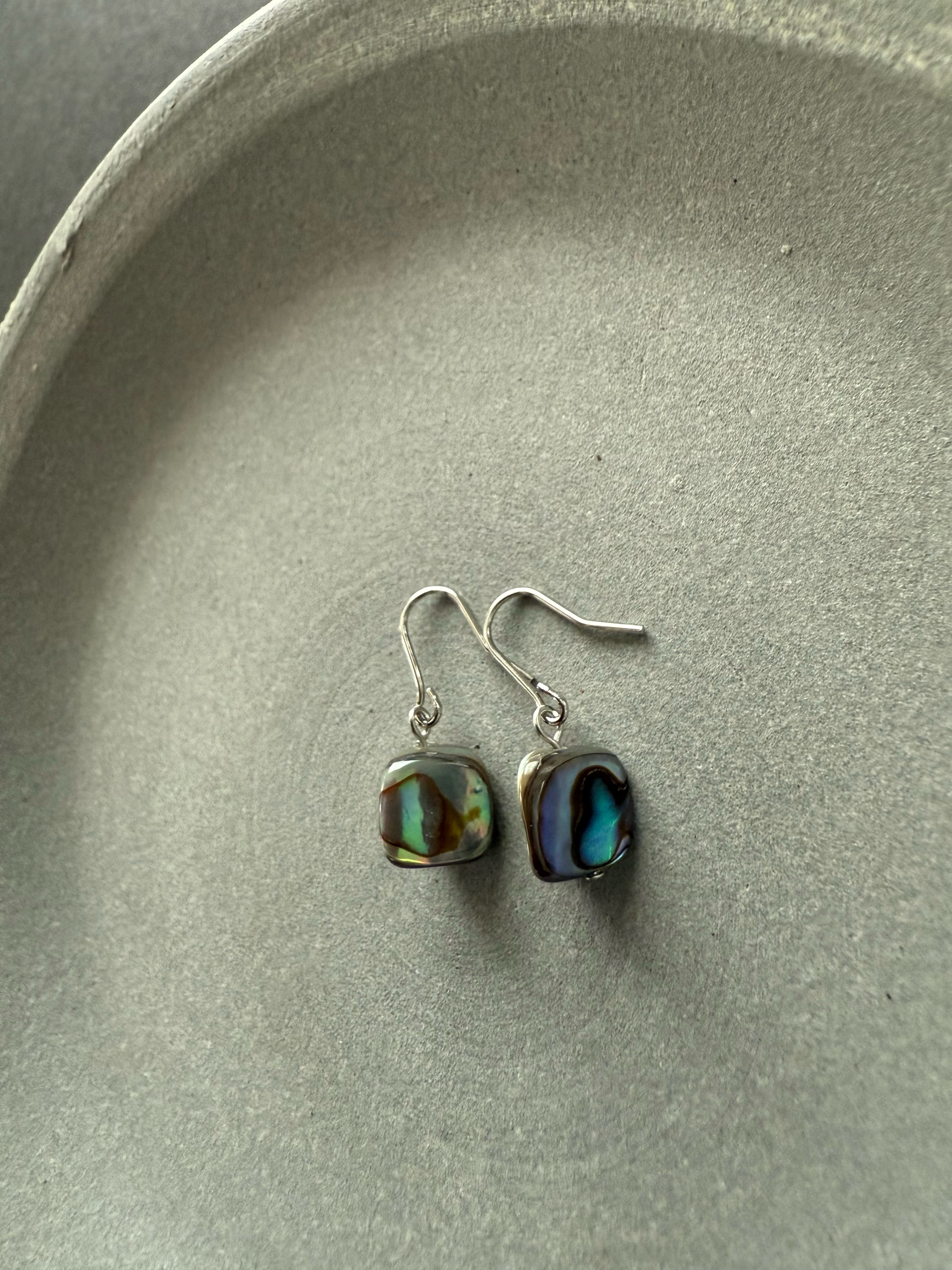 美しいアバロンシェル♚ピアス/ノンホールピアス