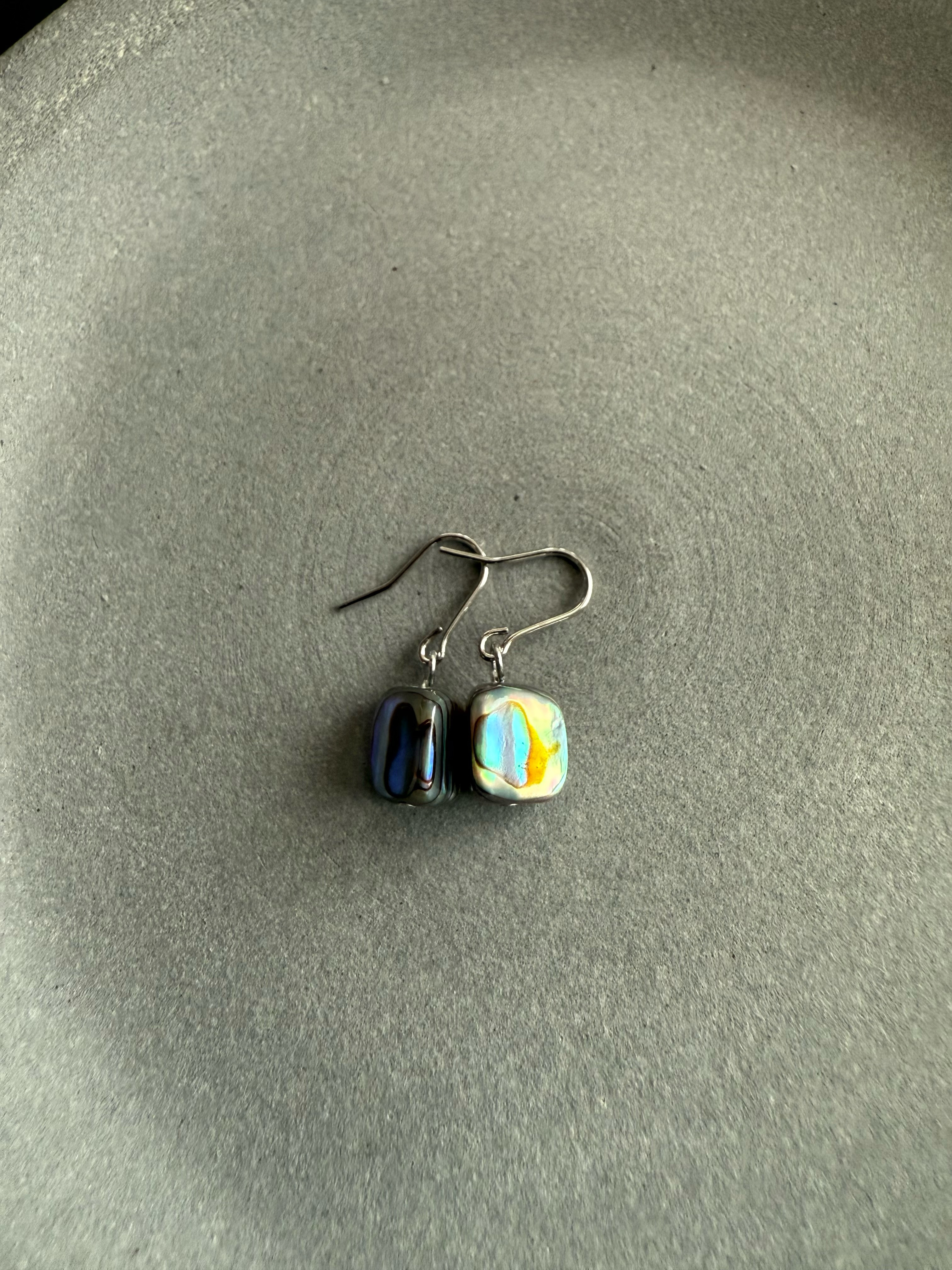 美しいアバロンシェル♚ピアス/ノンホールピアス