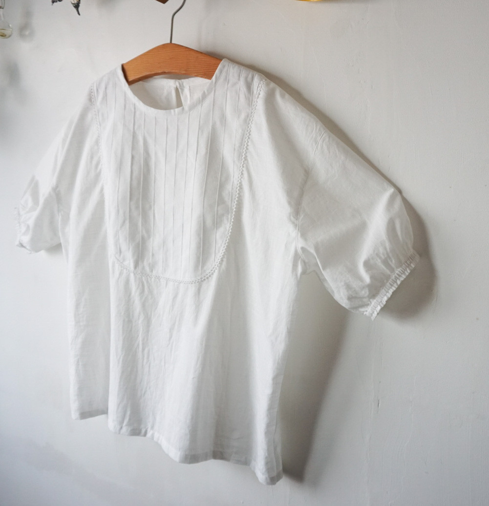 クラシカル調5分袖プルオーバー(オフcol)