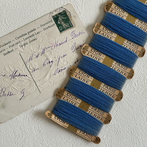 フランスアンティーク 立体糸巻き 3こセット.。.:⋈* 仏アンティーク