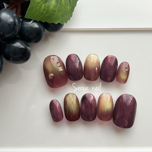 巨峰ネイルチップ[ぶどう.フルーツ] ネイルチップ（つけ爪） Serea