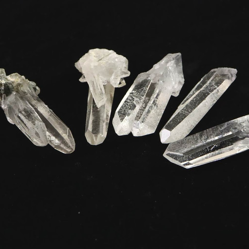 ブラジル トマスゴンサガ産 水晶 原石 5本セット 63g #28385 天然石