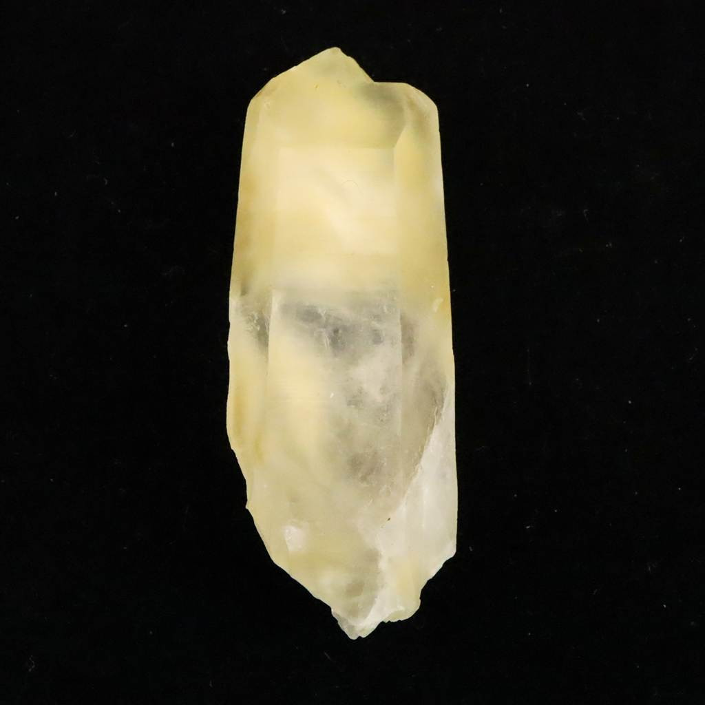 レモンクォーツ　アラゴナイト入り 59mmポイント原石 30.8g #30557