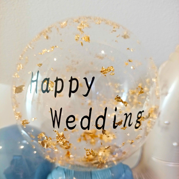 送料無料！ウェディング【Special】| バルーンギフト　結婚祝い　電報　結婚式 　パーティー　 豪華　くすみカラー 4枚目の画像
