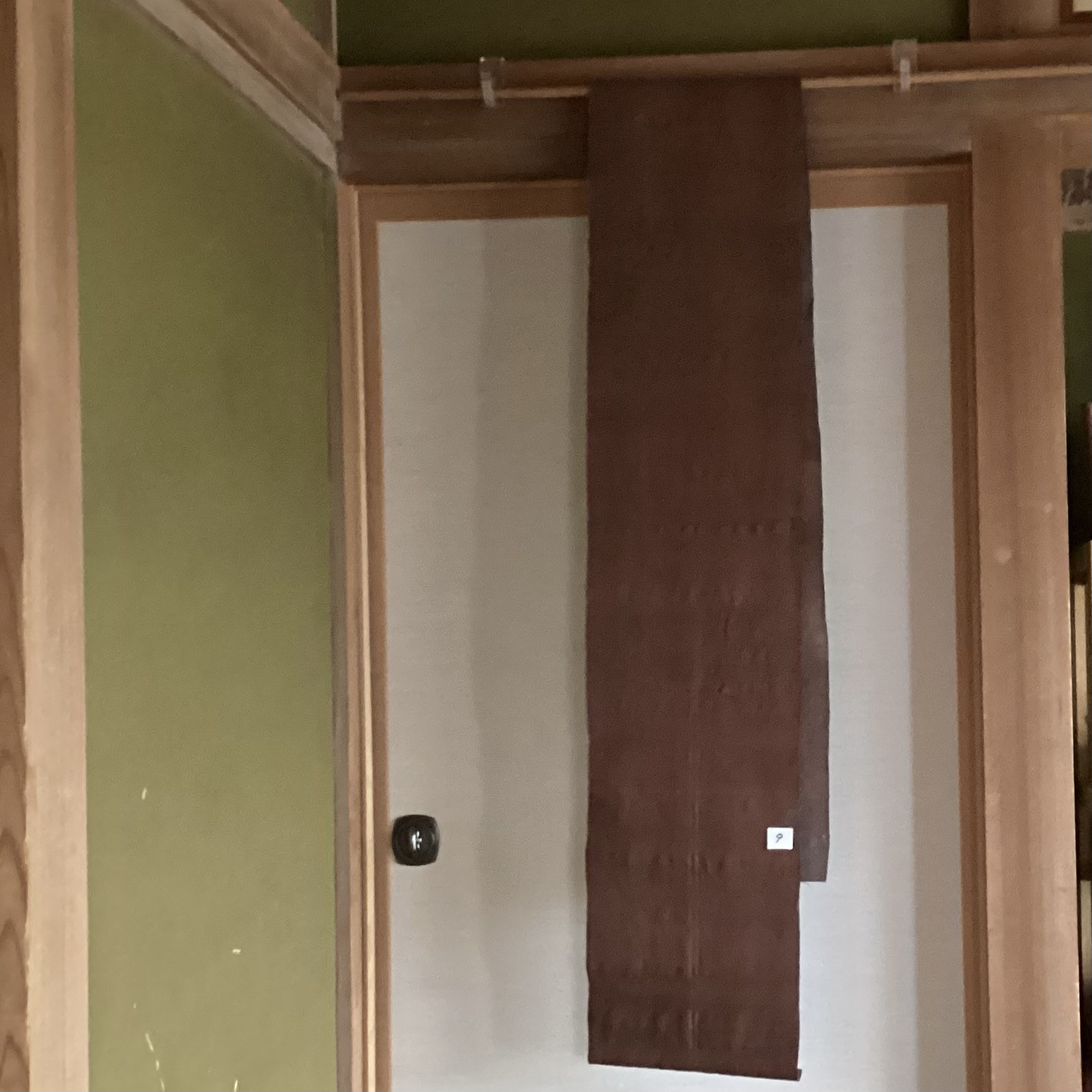 古布　柿渋染め布　⑨