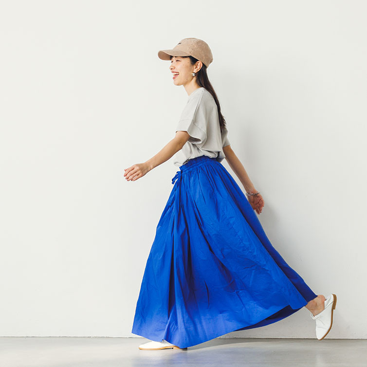 BROAD CLOTH WEST　GATHER SKIRT （ブロード ウエストギャザースカート）C2272/C2277 5,144円