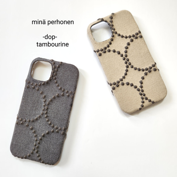 4438.4439*komomoさま専用 ミナペルホネン スマホケース ミナペルホネン ハンドメイド タンバリン スマホケース iPhoneケース
