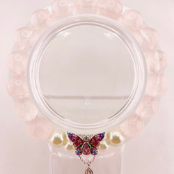 【ロードナイト＆パープルローズクォーツ】内径約15cm 浄化済み No,343 ロードナイト＆パープルローズクォーツ】内径約15cm 浄化済み No