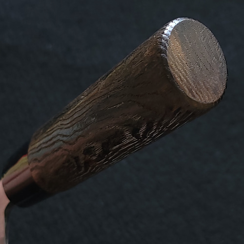 青紙2号 磨 文化包丁 170㎜ G1408 焼栗柄 日本製 月光作 包丁・ナイフ