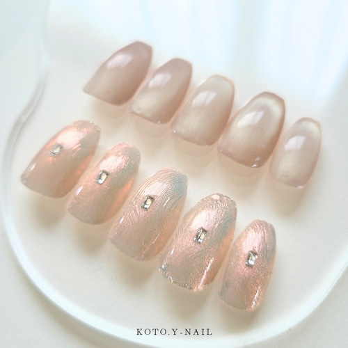 Luminous Petal ネイルチップ ニュアンスネイル 結婚式 成人式