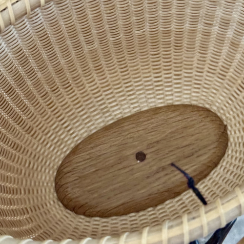 ナンタケットバスケット オーバルバスケット パース 蓋付き
