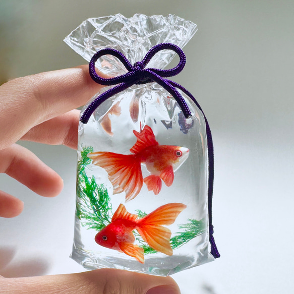 金魚の置物 金魚の置物